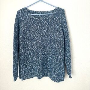 Buffalo David Bitton Cotton/Wool Blend Sweater Women’s L Blue Pullover